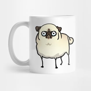 Angry Pug (fawn) Mug